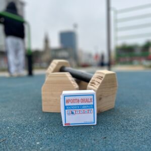 Pack paralelas de metal 30cm + bloque de magnesio